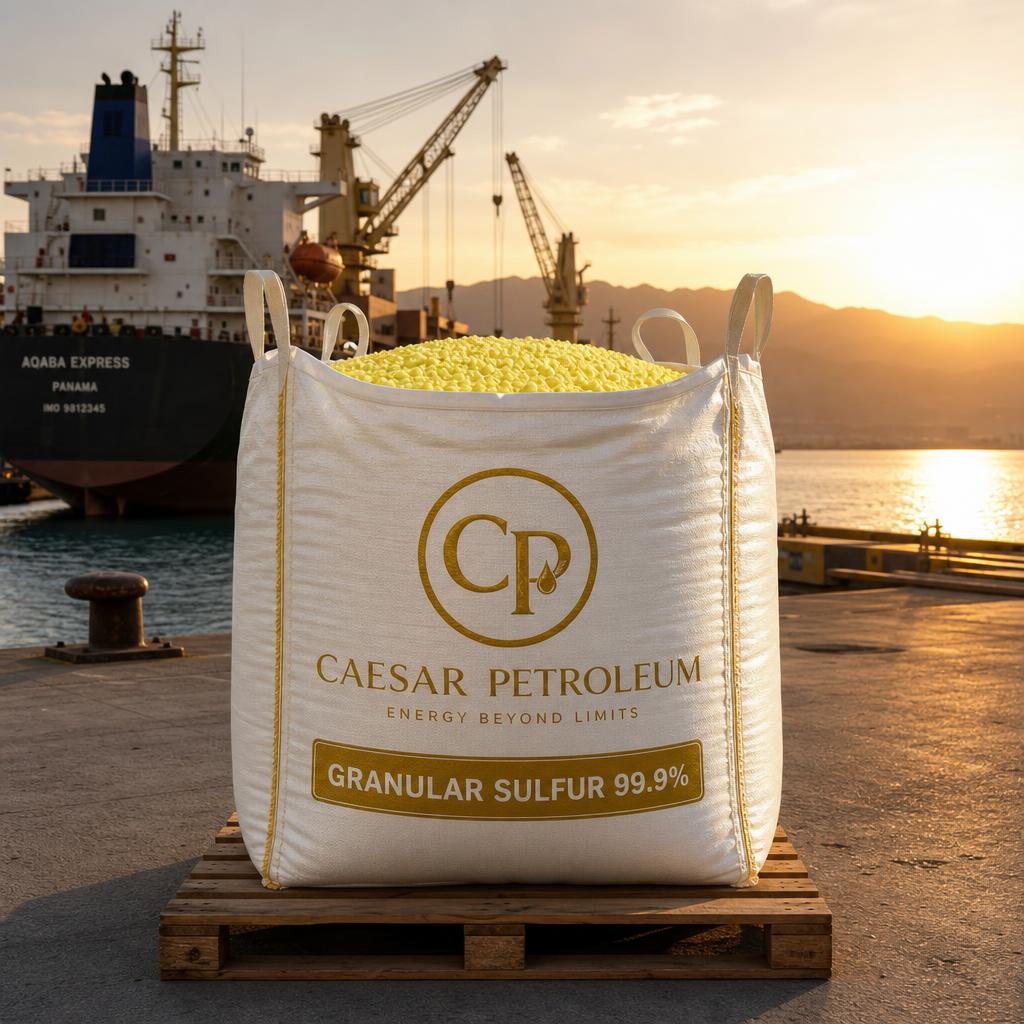 Caesar Petroleum granular sulfur 99.9% in jumbo bag